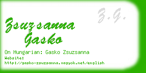 zsuzsanna gasko business card